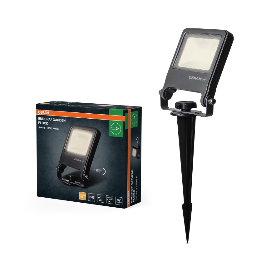 Osram - LED-Reflektor ENDURA LED/10W/230V 3000K IP65 anthrazit