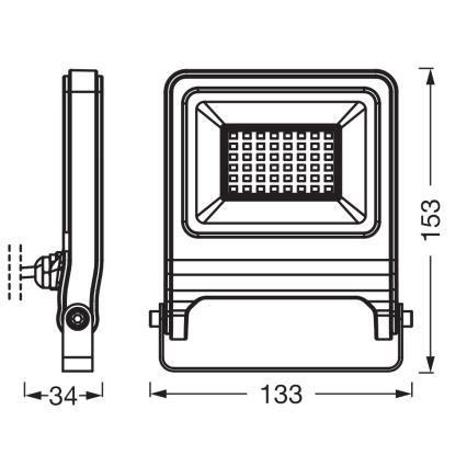 Osram - LED-Strahler ENDURA LED/30W/230V 3000K IP65