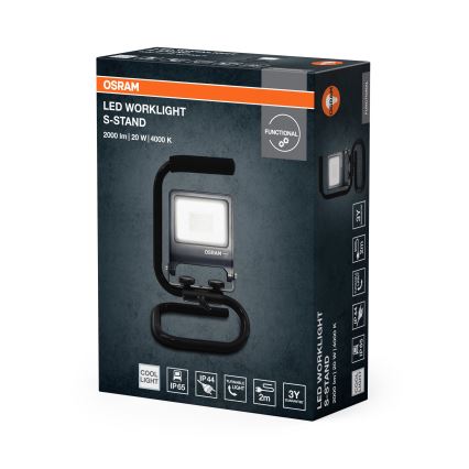 Osram - LED-Strahler mit Halter S-STAND LED/20W/230V 4000K IP65 anthrazit