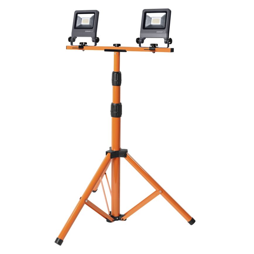 Osram - LED-Strahler mit TRIPOD-Halterung 2xLED/20W/230V 4000K IP65 orange/anthrazit