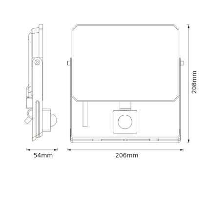 Osram - LED-Strahler mit Sensor FLOODLIGHT LED/50W/230V 4000K IP65