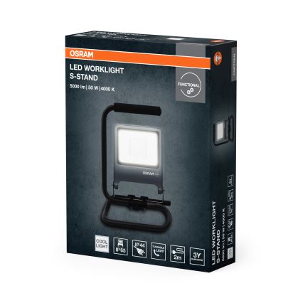 Osram - LED-Strahler mit Stativ S-STAND LED/50W/230V 4000K IP65 Anthrazit