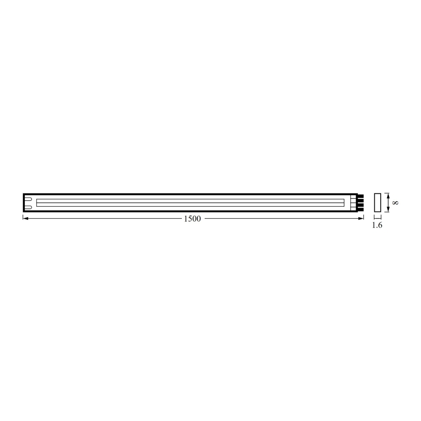 Osram - LED-Streifen FLEX COB 1,5 m LED/7,5 W/230 V