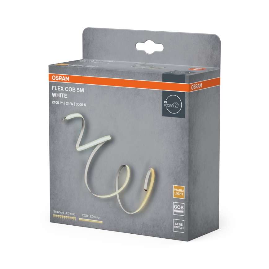 Osram - LED-Streifen FLEX COB 5 m LED/24 W/230 V