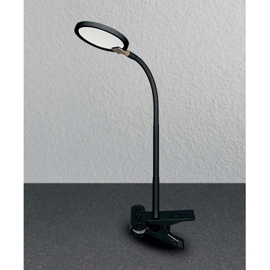 Osram - LED Tischlampe mit Clip PANAN LED/6W/230V schwarz