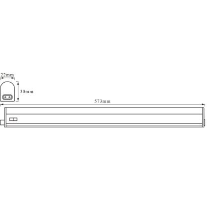 Osram - LED Unterbauleuchte BATTEN LED/8W/230V 4000K 57,3 cm