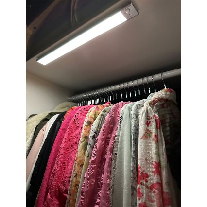 Osram - LED-Unterbauleuchte mit Bewegungs- und Dämmerungssensor LINEAR LED/3,2W/3,7V 500 mAh 3000/4000/6500K 40 cm grau