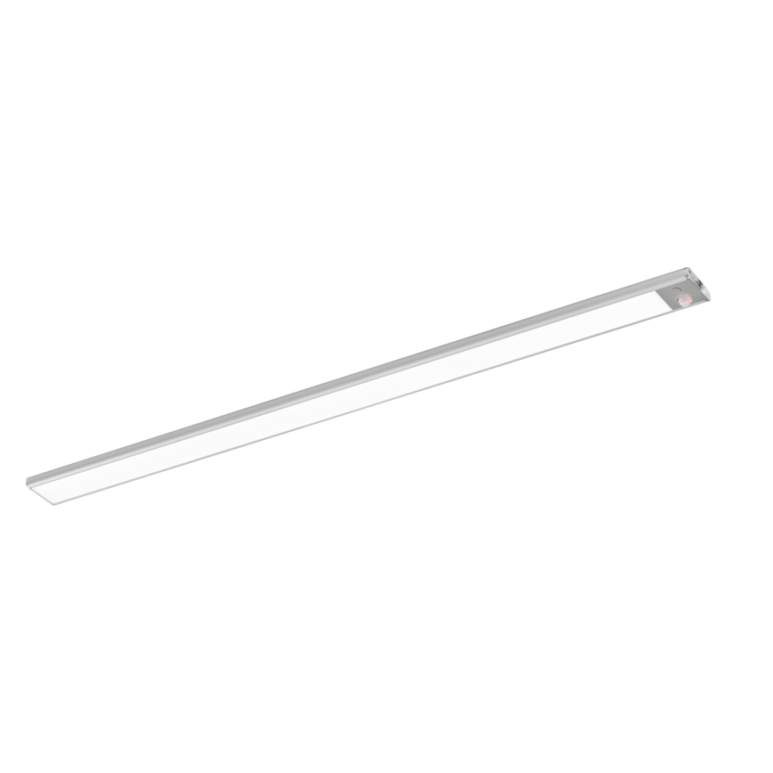 Osram - LINEAR LED-Unterbauleuchte mit Bewegungs- und Dämmerungssensor, 4 W, 3,7 V, 1500 mAh, 3000/4000/6500 K, 60 cm, grau