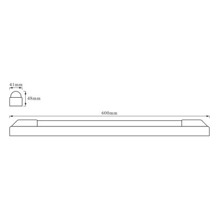 Osram - LED-Unterbauleuchte POWER BATTEN LED/12W/230V 3000K 60 cm weiß