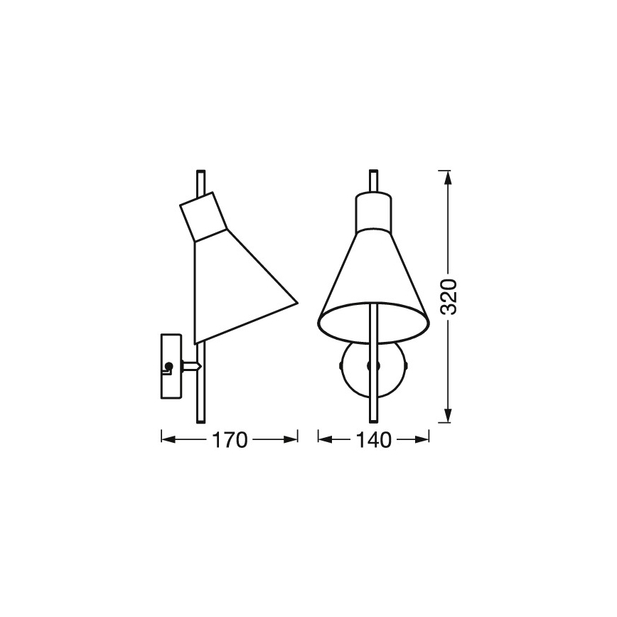 Osram - LED-Wandleuchte DECOR TOKIO LED/5W/230V schwarz