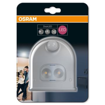 Osram - LED-Wandleuchte für außen mit Sensor DOORLED LED/0,95/3xAA IP54