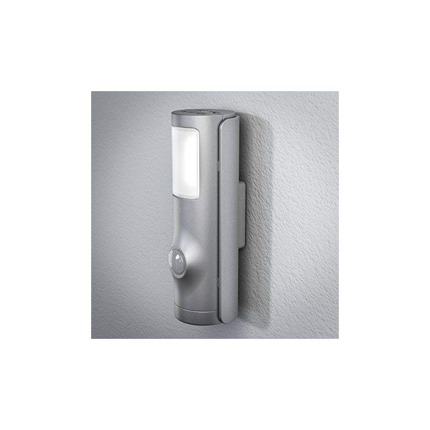 Osram - LED-Wandleuchte für außen mit Sensor NIGHTLUX LED/0,35/3xAAA IP54