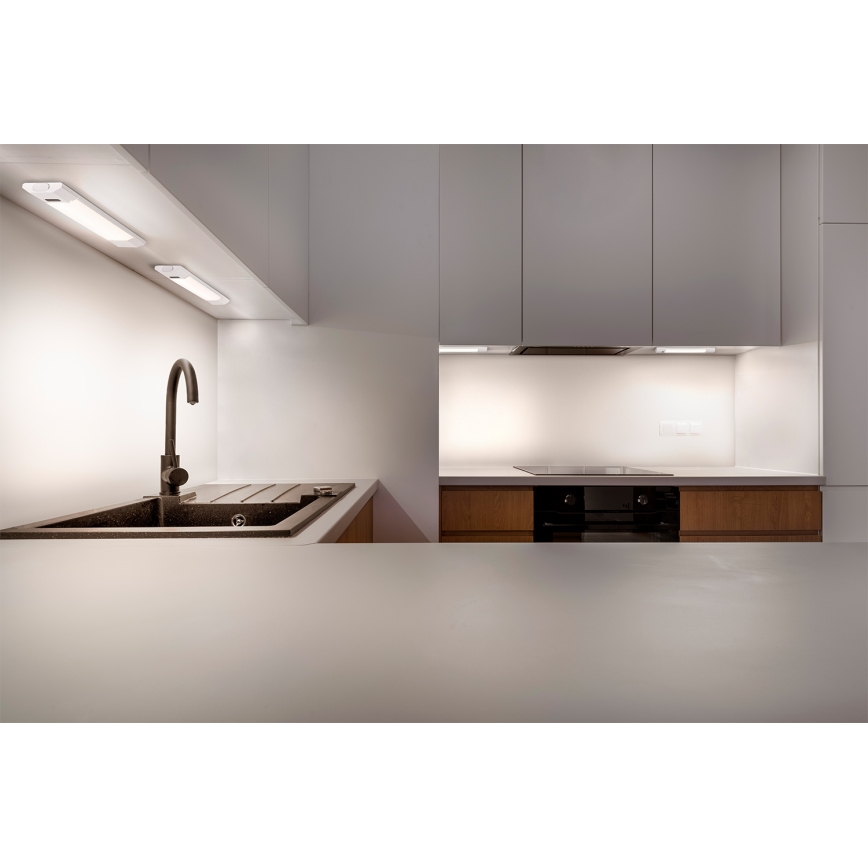 Osram - LED-dimmbare Unterbauleuchte mit Bewegungsmelder LINEAR EDGE LED/4W/230V 3000/4000/6500K 30 cm weiß