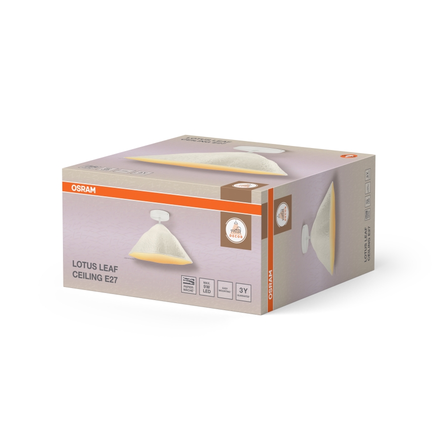 Osram - LOTUS LEAF Aufputz-Kronleuchter 1xE27/9W/230V Ø 39,6 cm