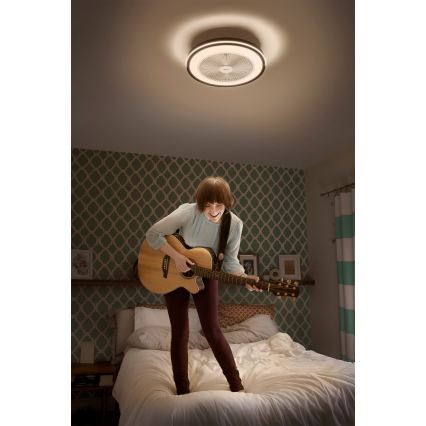 Osram - Dimmbare LED-Deckenleuchte mit Ventilator MURLAN LED/26W/230V 3000-6500K + Fernbedienung