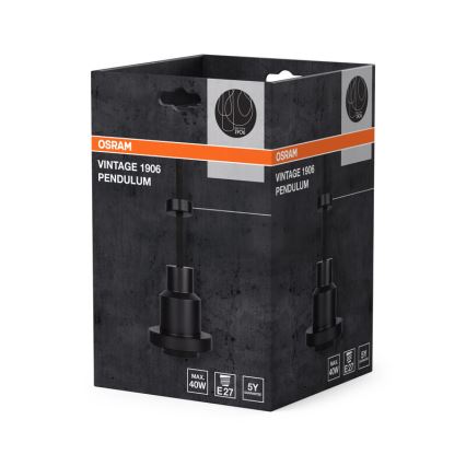 Osram - Netzkabel PENDULUM 1xE27/40W/230V schwarz