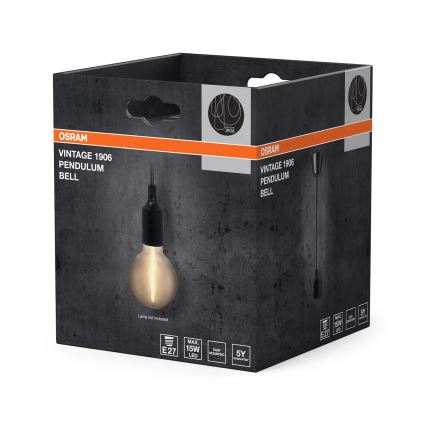 Osram - Netzkabel PENDULUM BELL 1xE27/15W/230V schwarz