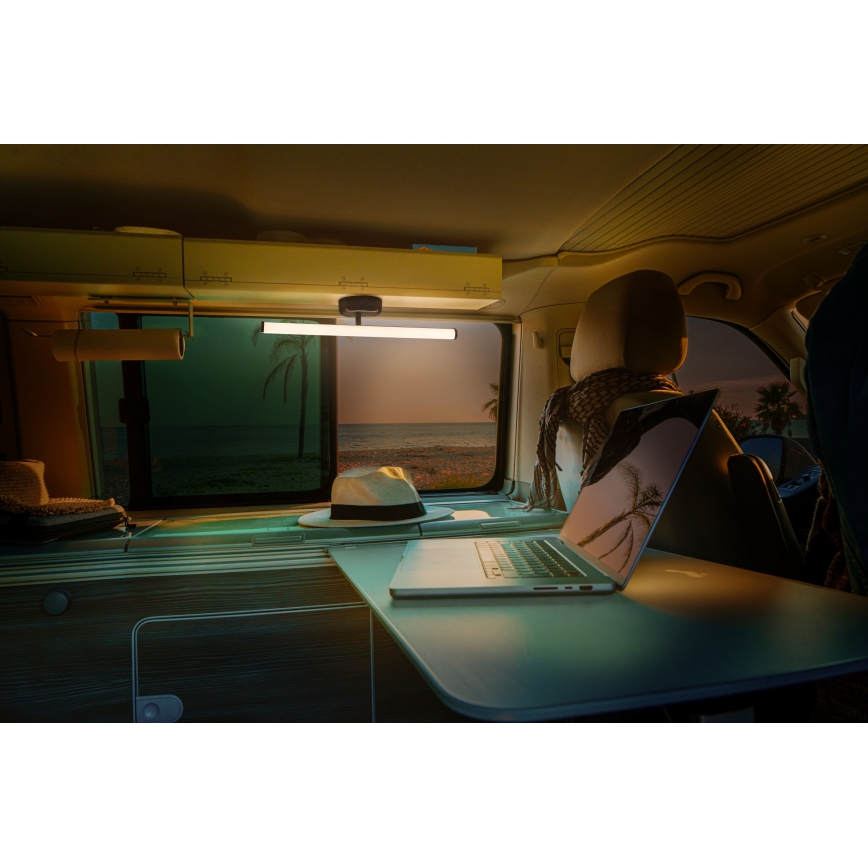 Osram - LED-dimmbare, wiederaufladbare Touch-Wandleuchte NIGHTLUX LED/1,8W/5V schwarz