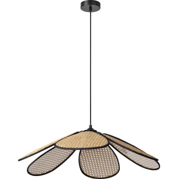 Osram - Pendelleuchte an Kabel DECOR RATTAN 1xE27/15W/230V Ø 69 cm beige/schwarz