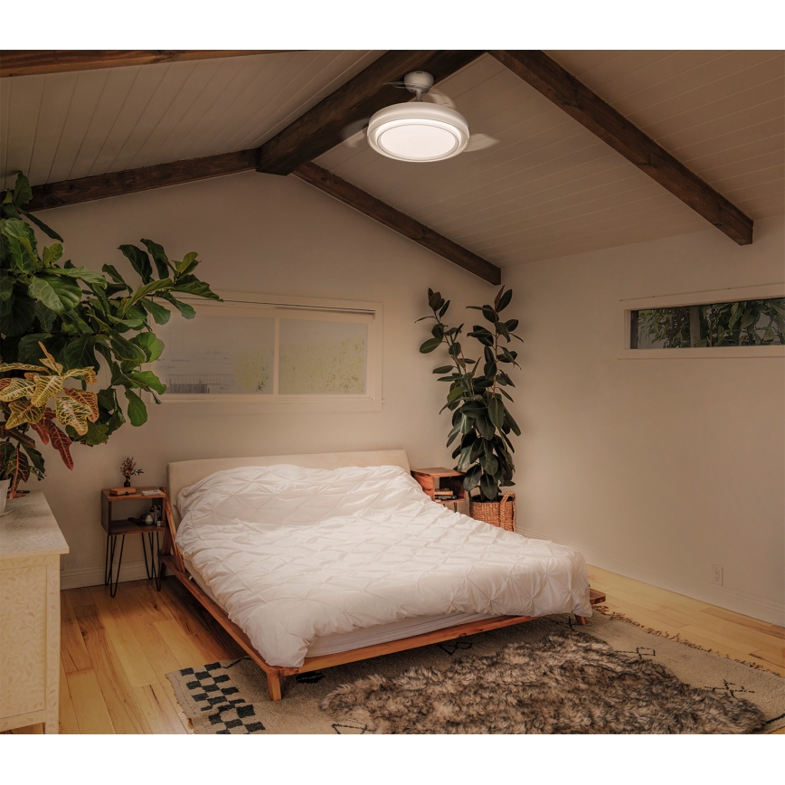 Osram - dimmbare LED-Deckenleuchte mit Ventilator PONIENTE LED/36W/230V 3000/4000/6500K + Fernbedienung