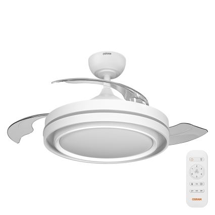 Osram - dimmbare LED-Deckenleuchte mit Ventilator PONIENTE LED/36W/230V 3000/4000/6500K + Fernbedienung