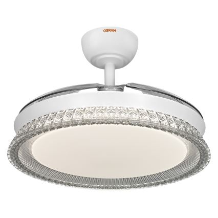 Osram - LED RGB dimmbare Deckenleuchte mit Ventilator CIERZO LED/35W/230V 3000-6500K + Fernbedienung