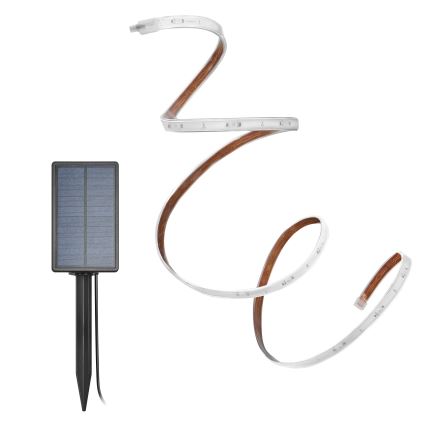 Osram - dimmbarer Solar-LED-RGBW-Streifen FLEX MAGIC 5m LED/1,6W/3,7V 2000 mAh IP44 + Fernbedienung