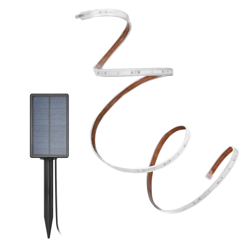 Osram - dimmbarer Solar-LED-RGBW-Streifen FLEX MAGIC 5m LED/1,6W/3,7V 2000 mAh IP44 + Fernbedienung