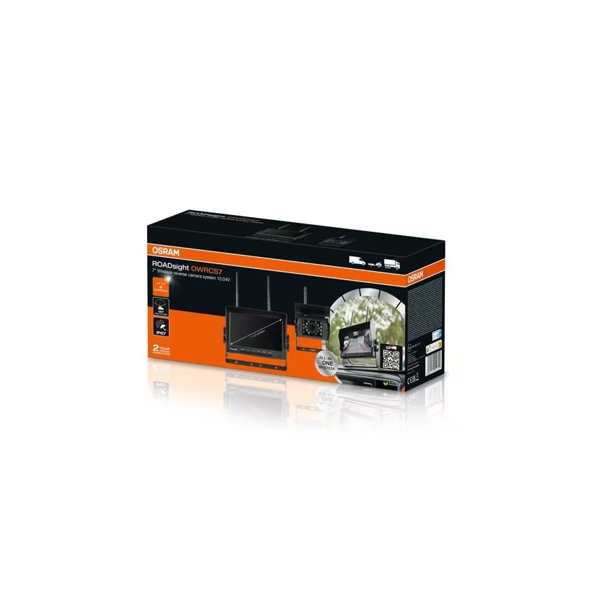 Osram - Rückfahrkamera ROADSIGHT OWRCS7 Full HD 1080p 12/24V IP67