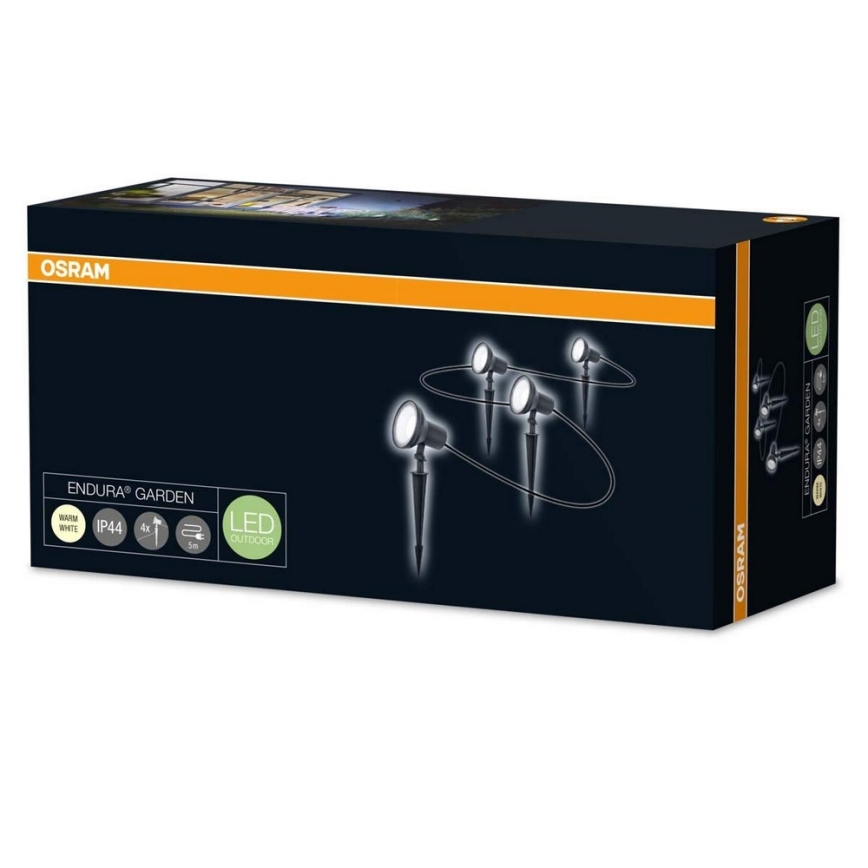 Osram - SET 4x LED-Außenlicht ENDURA 4xLED/16,5W/230V