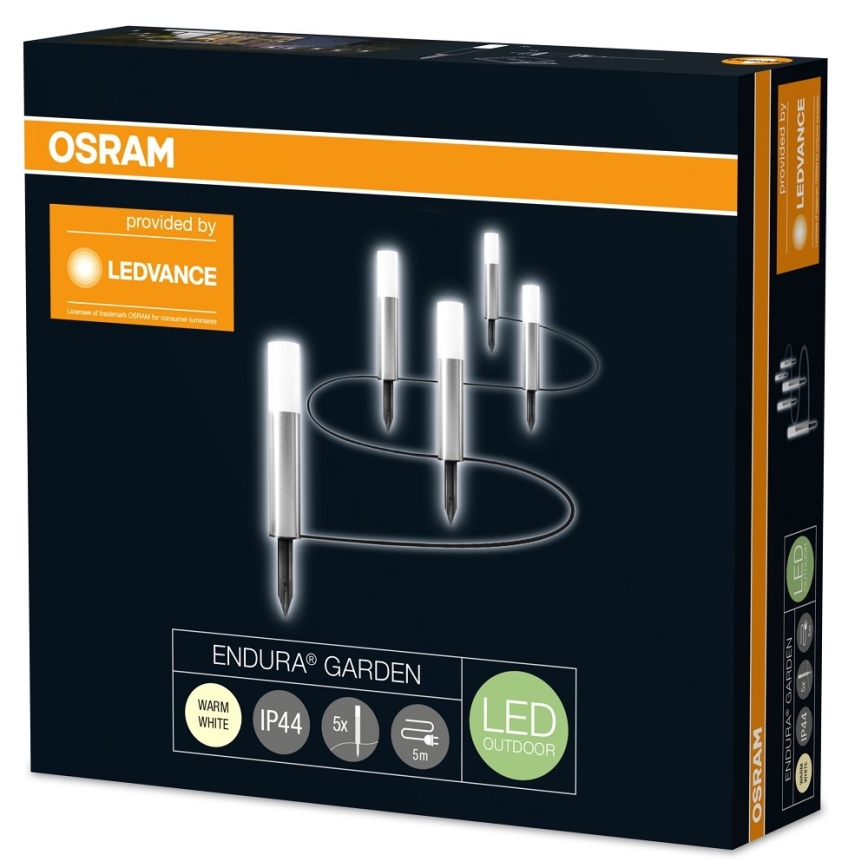 Osram - SET 5x LED-Außenlichter ENDURA 5xLED/5,5W/230V IP44