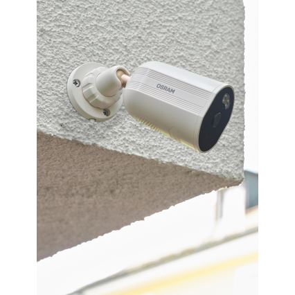 Osram - Smart-Außenkamera mit 2K SMART+-Sensor, 230V, IP67, Wi-Fi