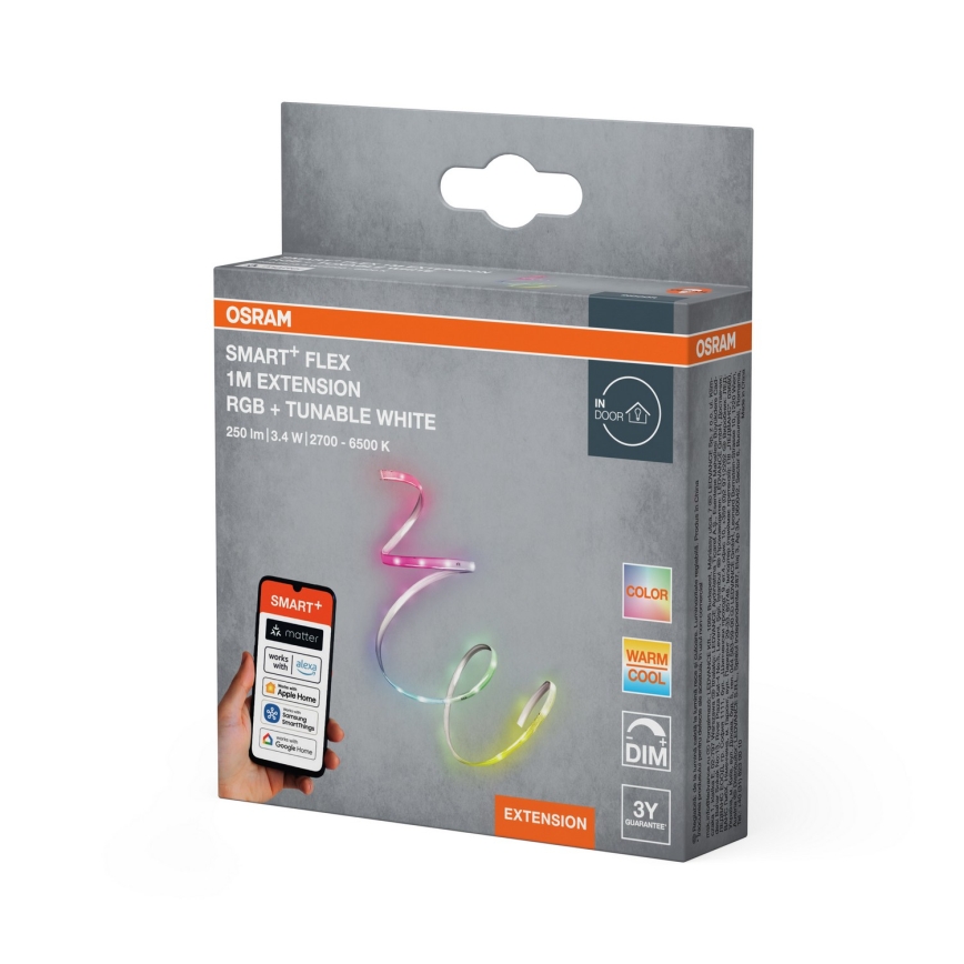 Osram - LED RGB+TW dimmbarer LED-Streifen SMART+ FLEX 1m LED/3,4W/230V 2700-6500K Wi-Fi
