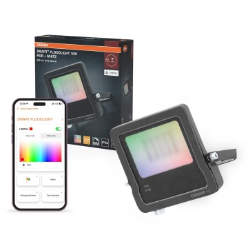 Osram - SMART+ FLOODLIGHT LED RGBW, dimmbar, 10 W, 230 V, IP65, Wi‑Fi