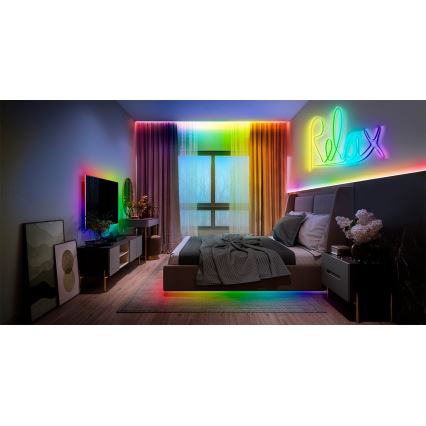 Osram - SMART+ MAGIC LED-RGB-Dimmstreifen, 3 m, 22 W/230 V, Wi‑Fi + Fernbedienung