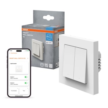 Osram - SMART+ MATTER 2-Tasten-Schalter 230V Wi-Fi