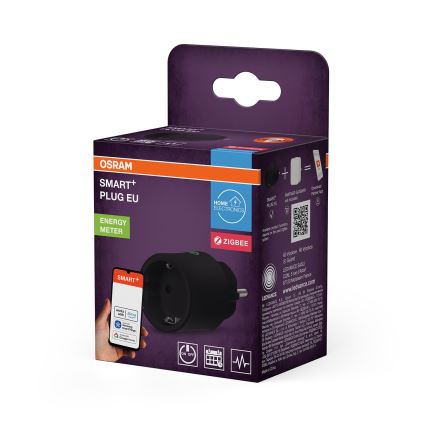 Osram - SMART+ SCHUKO-Steckdose 2300W/230V/10A schwarz