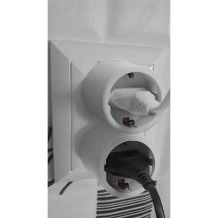 Osram - Smart-Steckdose SMART+ MATTER SCHUKO 2300W/230V/10A Wi-Fi weiß