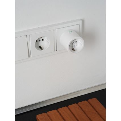 Osram - Smart-Steckdose SMART+ MATTER SCHUKO 2300W/230V/10A Wi-Fi weiß