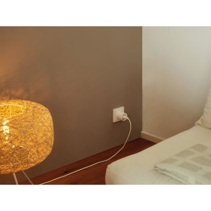 Osram - Smart-Steckdose SMART+ MATTER SCHUKO 2300W/230V/10A Wi-Fi weiß