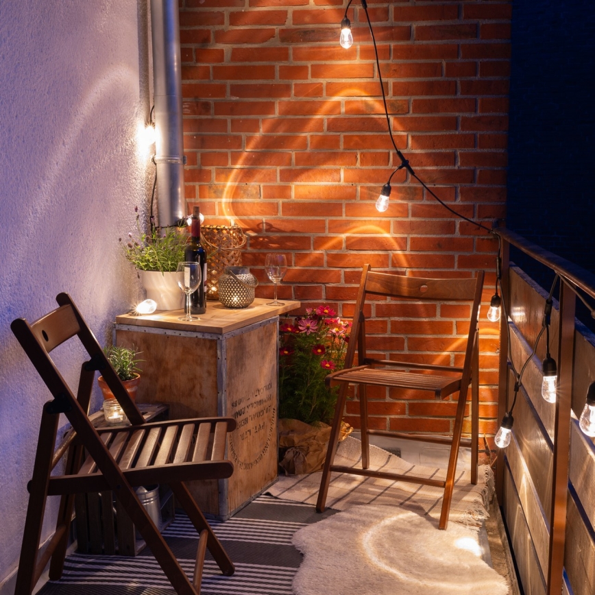 Osram - LED RGB dimmbare Außenlichterkette SMART+ STRING 12xLED/230V 7,47m IP44 Wi-Fi