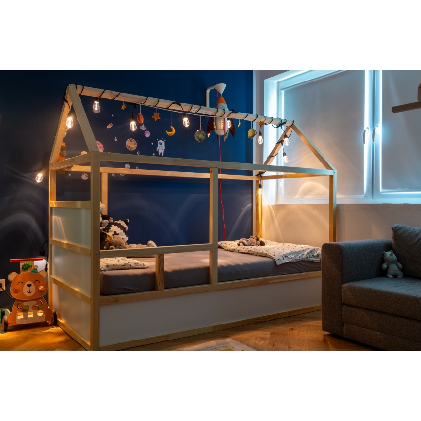 Osram - LED RGB dimmbare Außenlichterkette SMART+ STRING 12xLED/230V 7,47m IP44 Wi-Fi