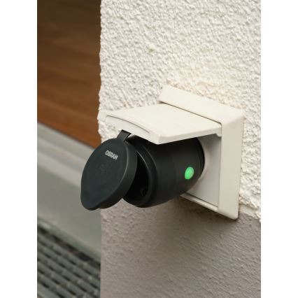 Osram - Smarte Außensteckdose SMART+ MATTER SCHUKO 3680W/230V/16A IP44 Wi-Fi
