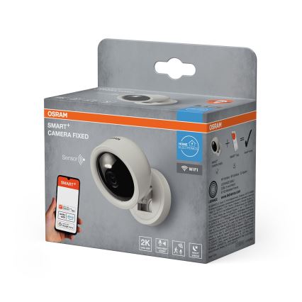Osram - Smarte Innenkamera mit 2K-Sensor SMART+ 230V Wi-Fi