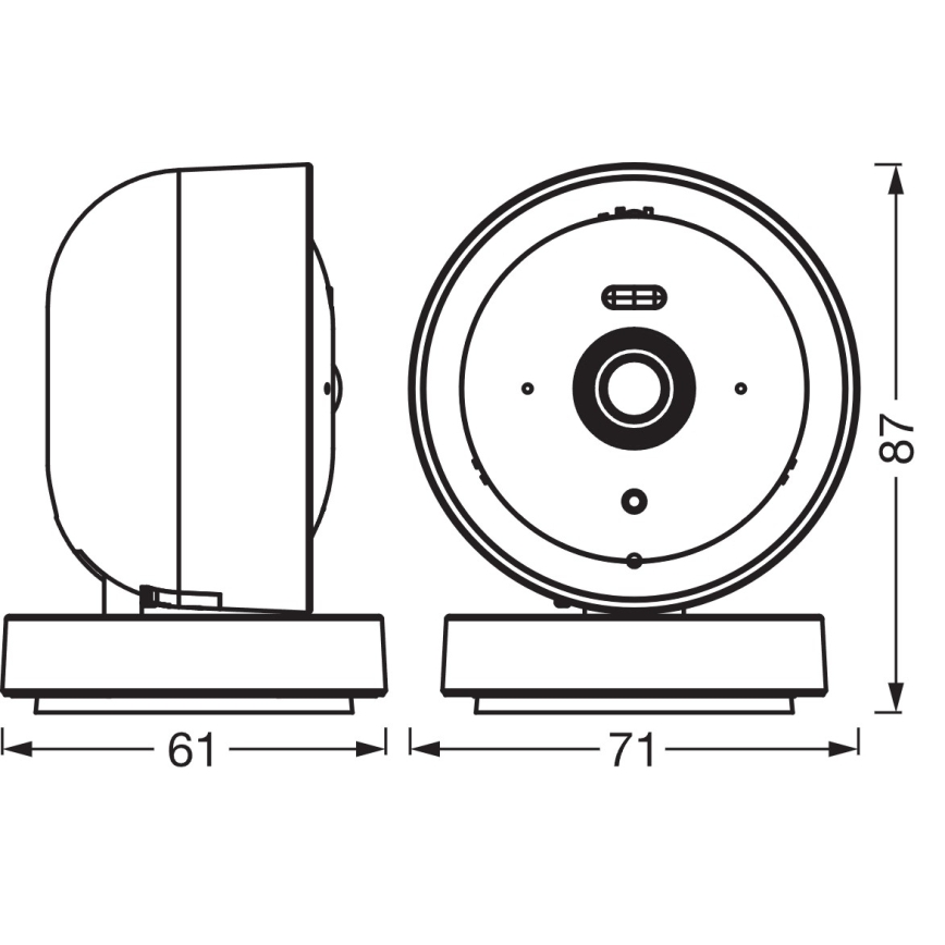 Osram - Smarte Innenkamera mit 2K-Sensor SMART+ 230V Wi-Fi