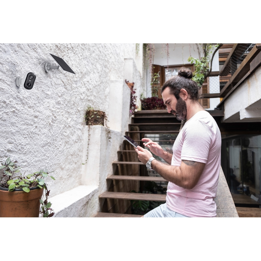 Osram - Smarte Solarkamera mit 2K-Sensor SMART+ 5V 5200 mAh IP66 Wi-Fi
