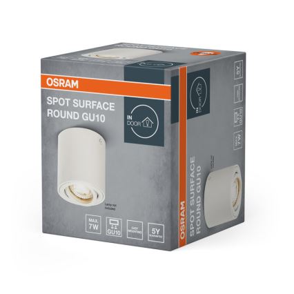 Osram - Spot-Einbauleuchte SPOT 1xGU10/7W/230V weiß