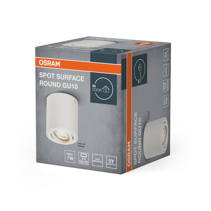Osram - Spot-Einbauleuchte SPOT 1xGU10/7W/230V weiß