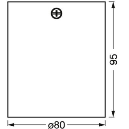Osram - Spot-Einbauleuchte SPOT 1xGU10/7W/230V weiß