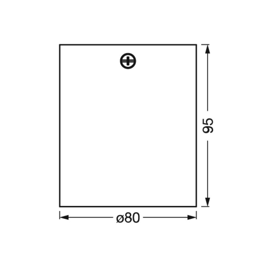 Osram - Spotleuchte SPOT 1xGU10/7W/230V schwarz